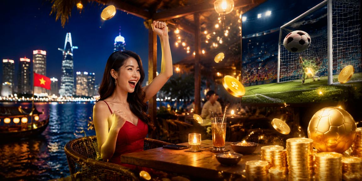 Người dùng xem tỷ lệ kèo bóng đá tại Sài Gòn bên ly cà phê sáng